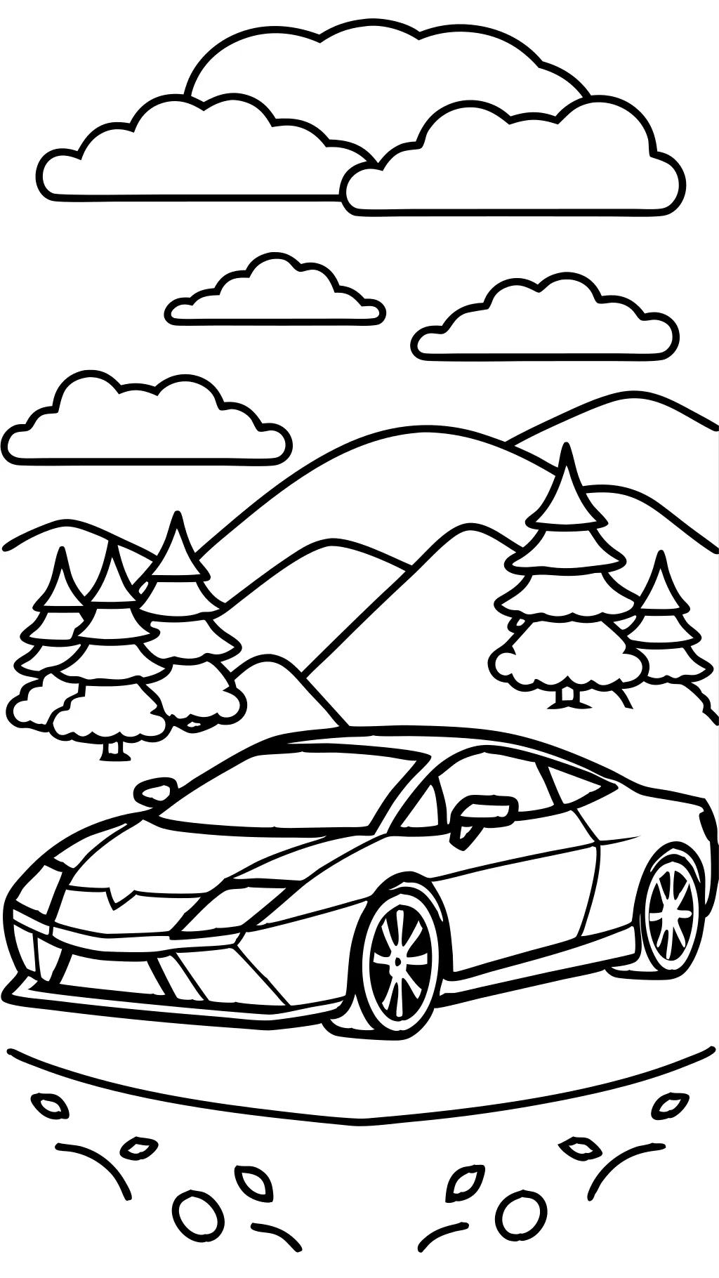 Página para colorear Lamborghini